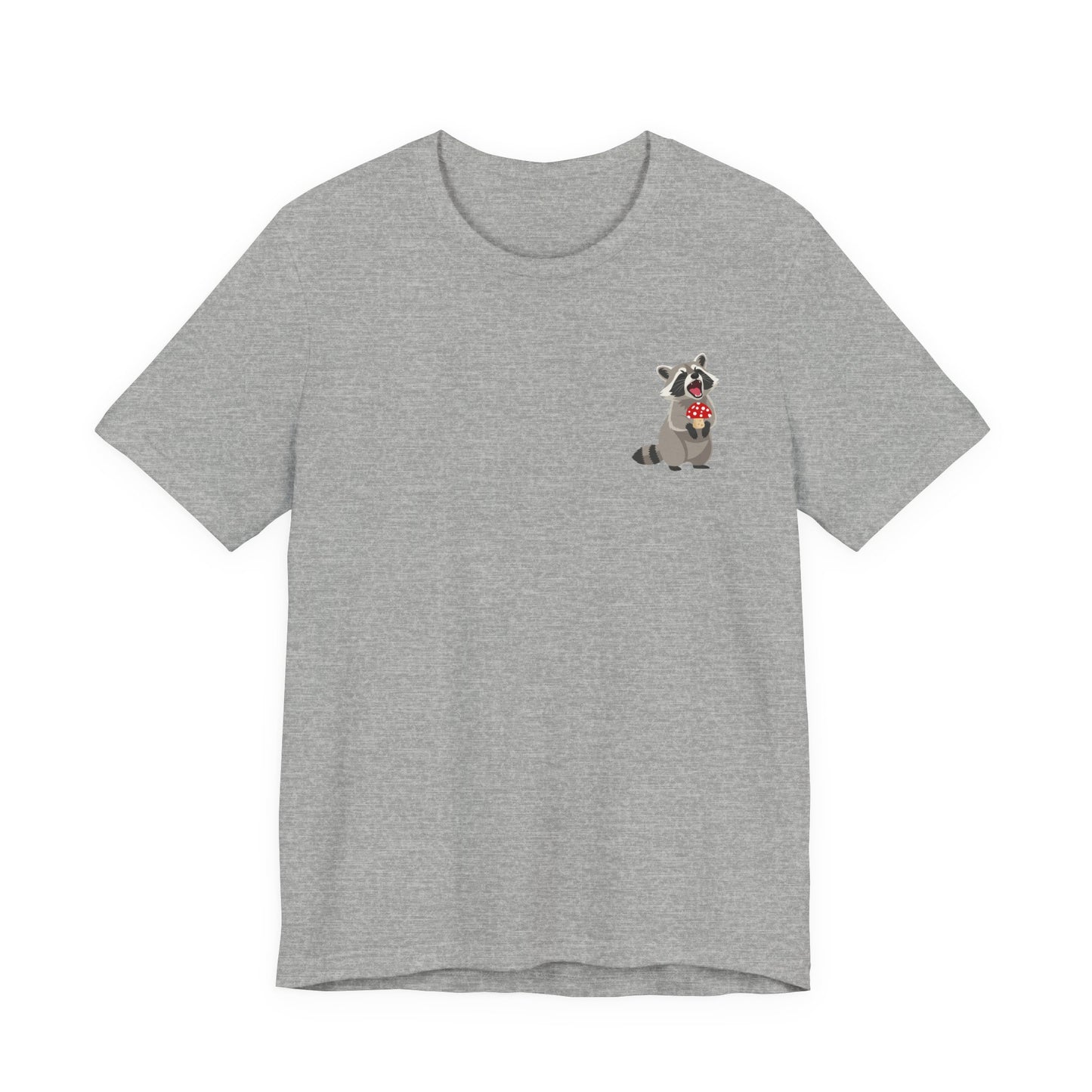 Raccoon Mushroom Psychedelic Animal Graphic Tee