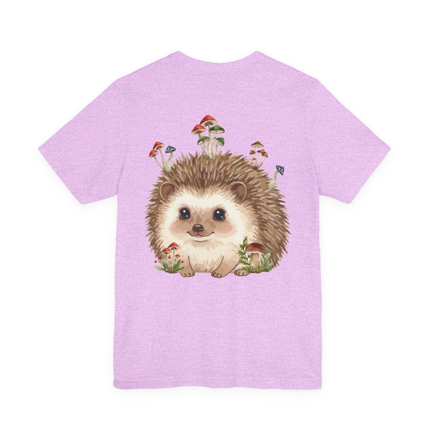 Hedgehog Mushroom Psychedelic Aniaml Graphic Tee