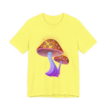 Smiley Mushroom Psychedelic Graphic Tee