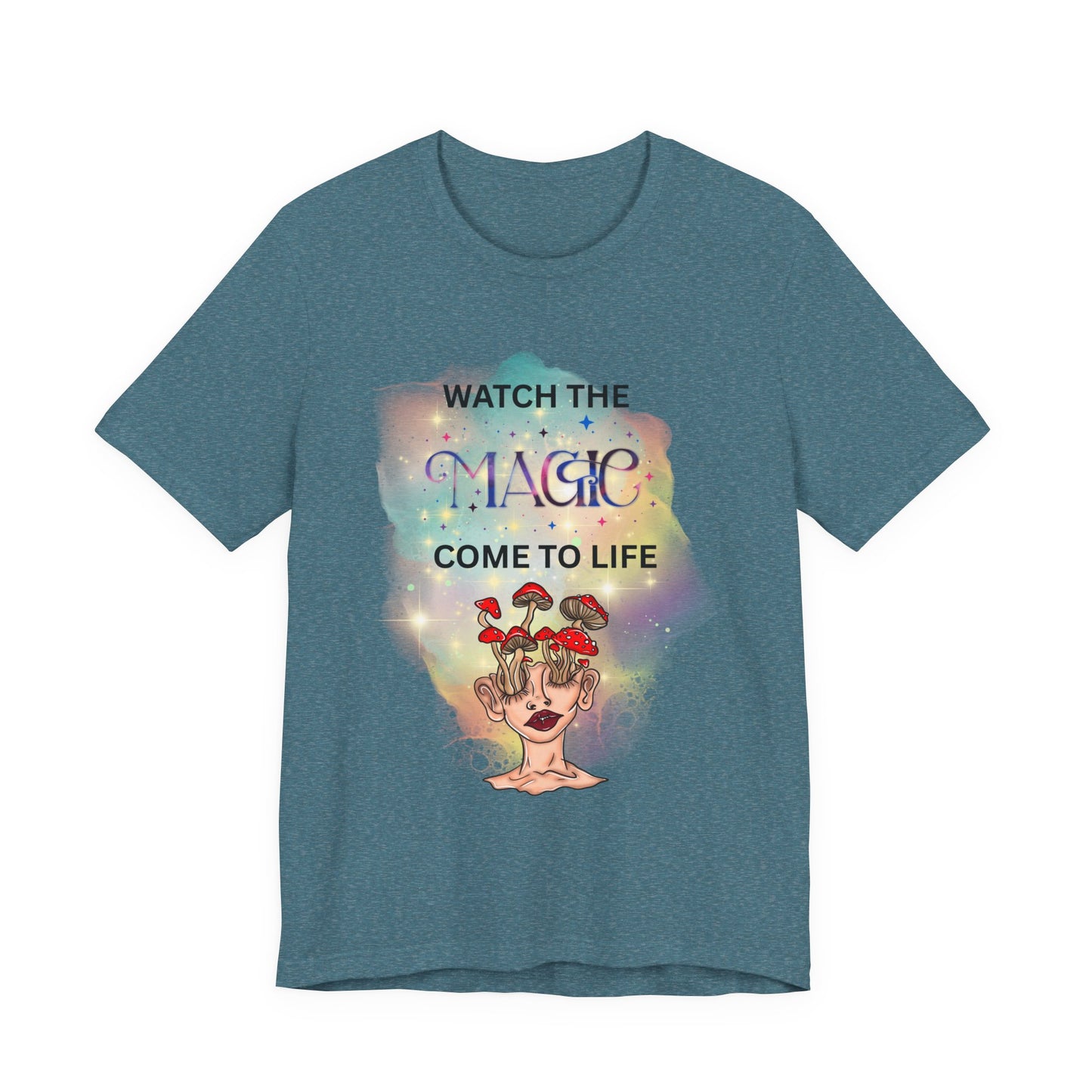 Watch the Magic Come to Life Psychedelic Graphic Tee