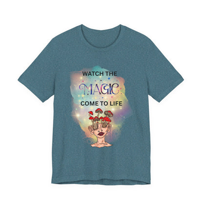 Watch the Magic Come to Life Psychedelic Graphic Tee