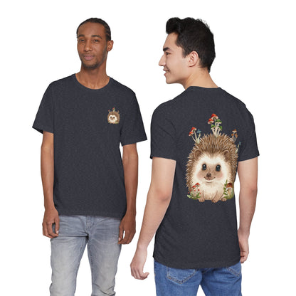 Hedgehog Mushroom Psychedelic Aniaml Graphic Tee