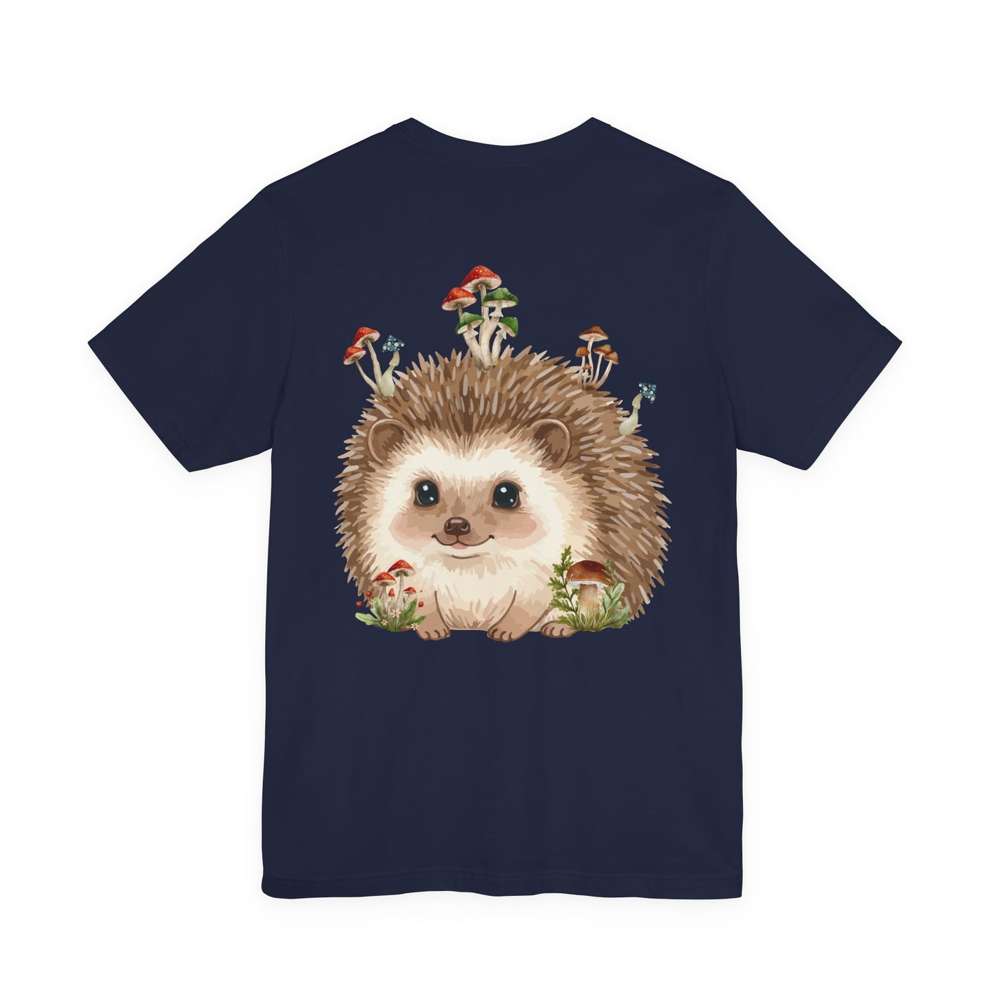 Hedgehog Mushroom Psychedelic Aniaml Graphic Tee