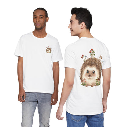 Hedgehog Mushroom Psychedelic Aniaml Graphic Tee