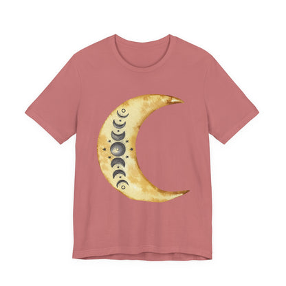 Moon phases Cresent Moon Spiritual Graphic Tee