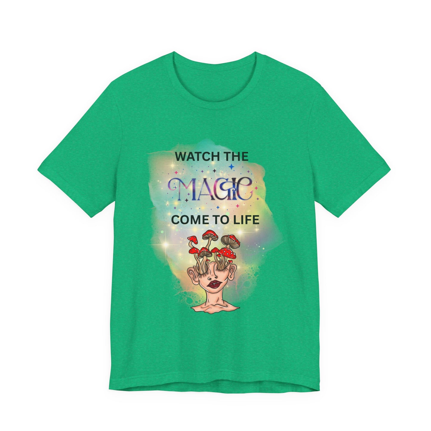 Watch the Magic Come to Life Psychedelic Graphic Tee