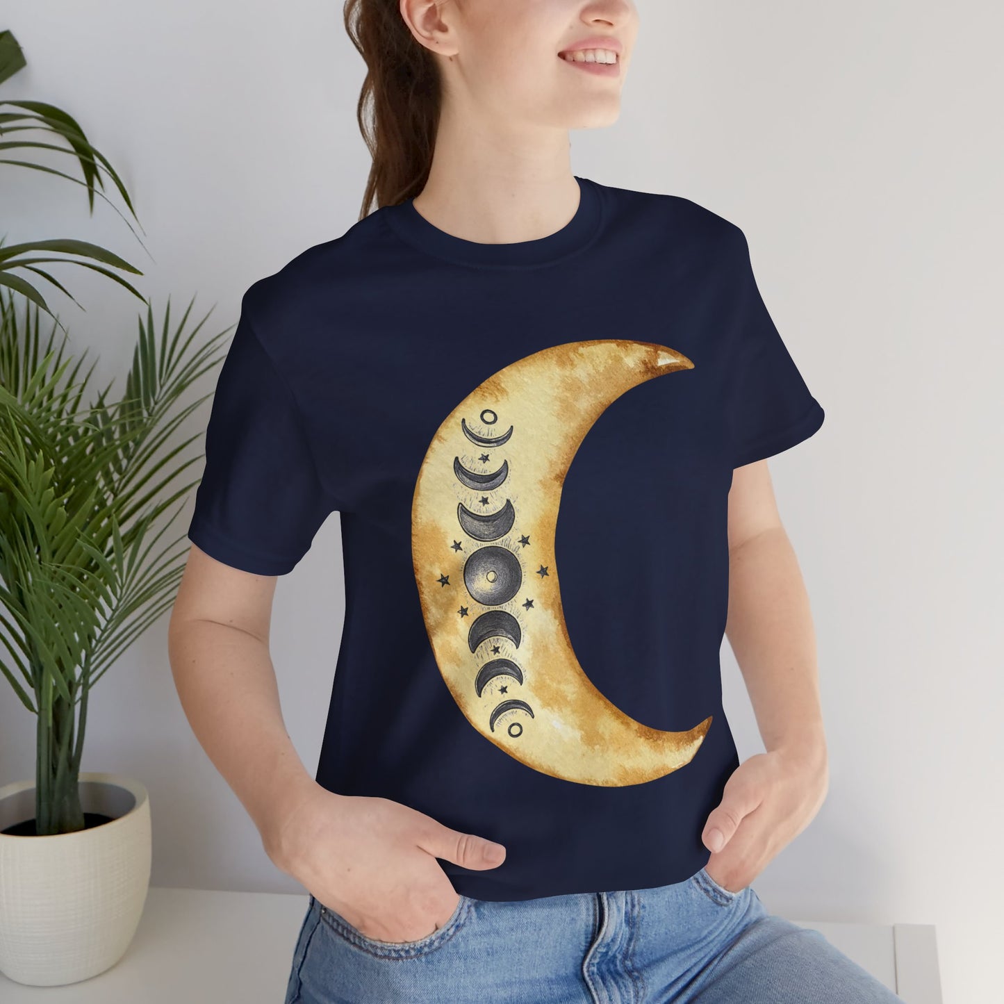 Moon phases Cresent Moon Spiritual Graphic Tee