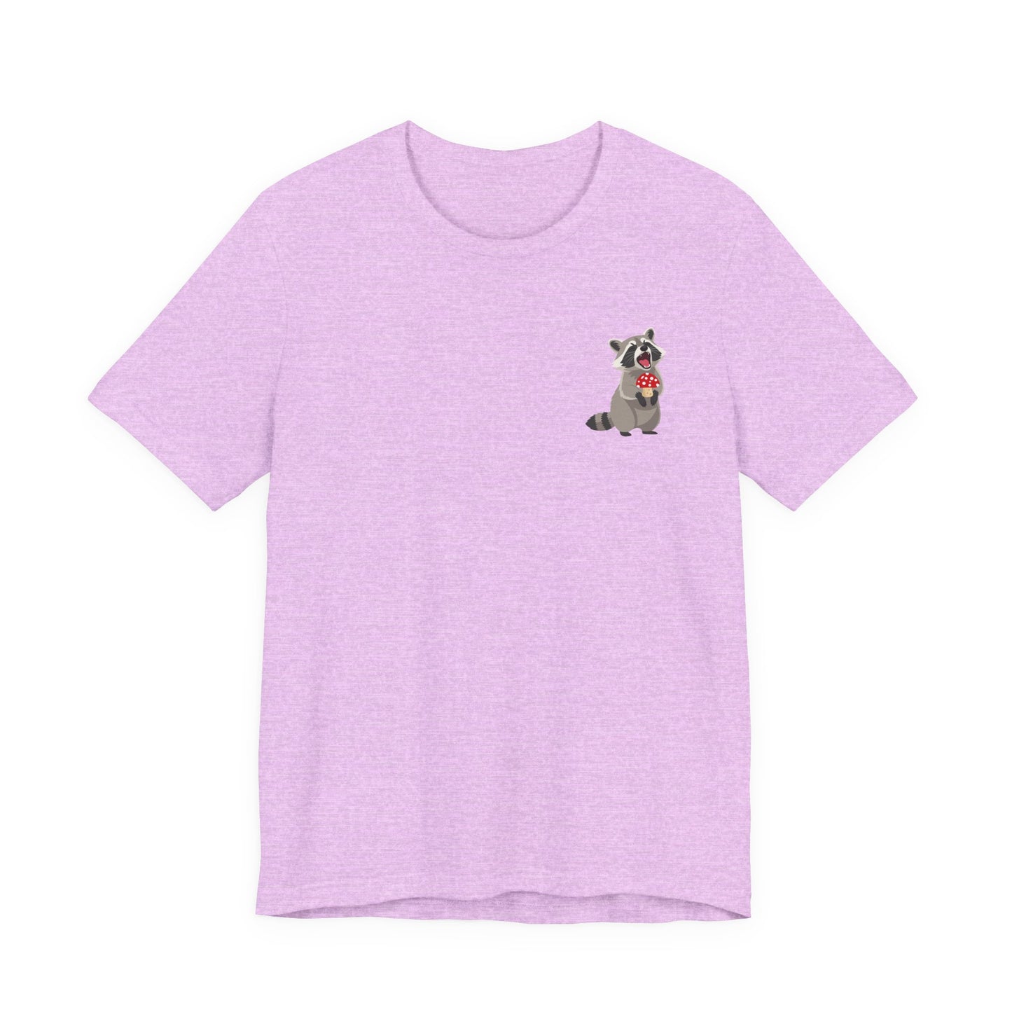 Raccoon Mushroom Psychedelic Animal Graphic Tee