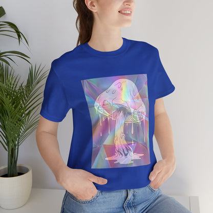 Reflective Mushroom Psychedelic Art Tee