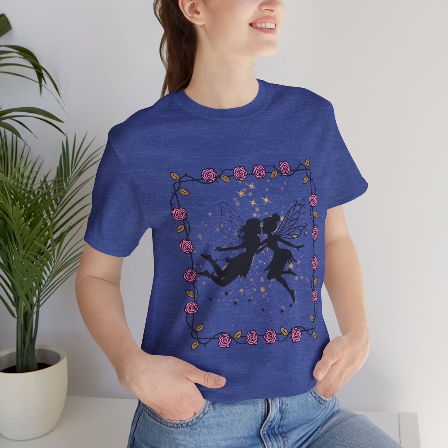 Kissing Fairies Fantasy Psychedelic Tee