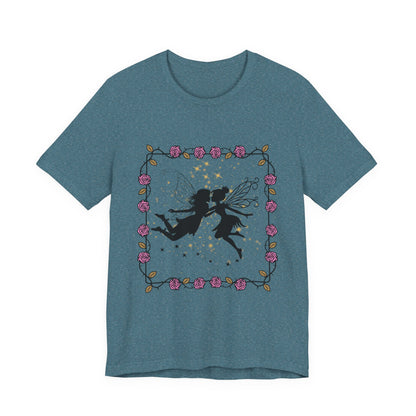 Kissing Fairies Fantasy Psychedelic Tee