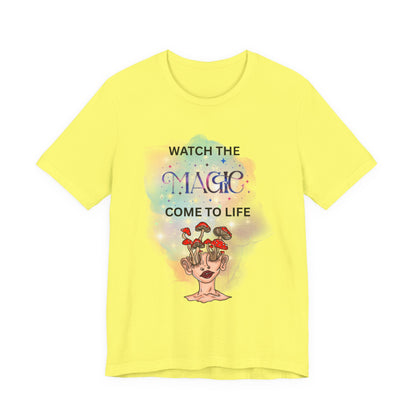 Watch the Magic Come to Life Psychedelic Graphic Tee