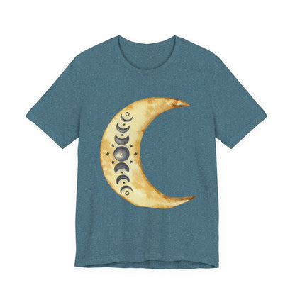 Moon phases Cresent Moon Spiritual Graphic Tee