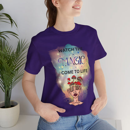 Watch the Magic Come to Life Psychedelic Graphic Tee