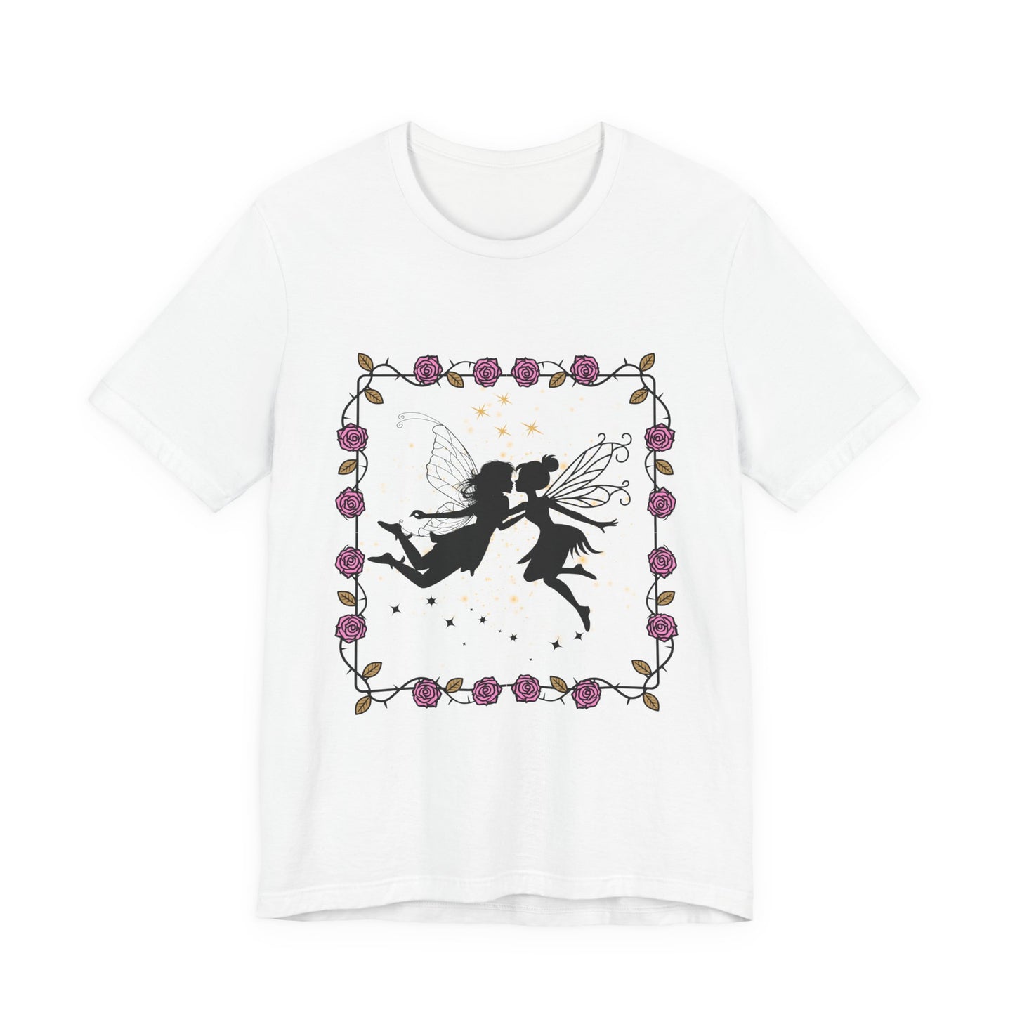 Kissing Fairies Fantasy Psychedelic Tee
