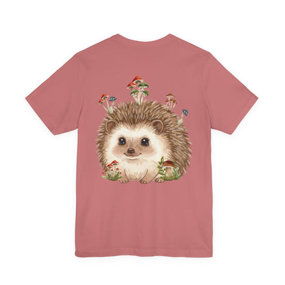 Hedgehog Mushroom Psychedelic Aniaml Graphic Tee