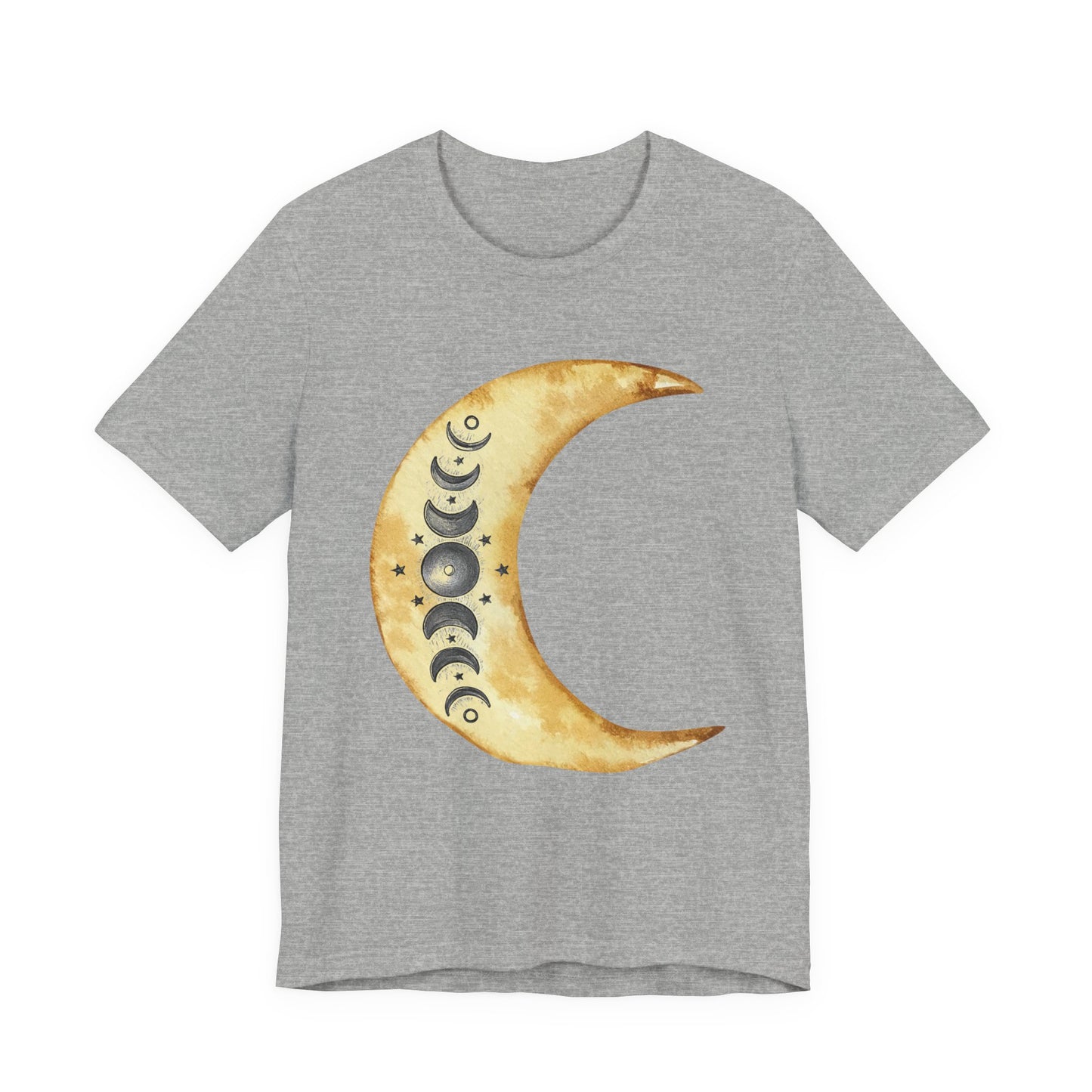 Moon phases Cresent Moon Spiritual Graphic Tee