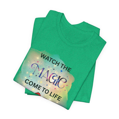 Watch the Magic Come to Life Psychedelic Graphic Tee