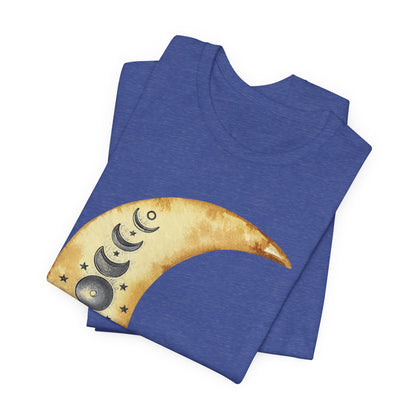 Moon phases Cresent Moon Spiritual Graphic Tee