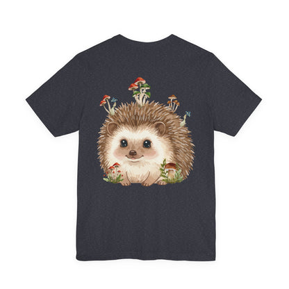 Hedgehog Mushroom Psychedelic Aniaml Graphic Tee