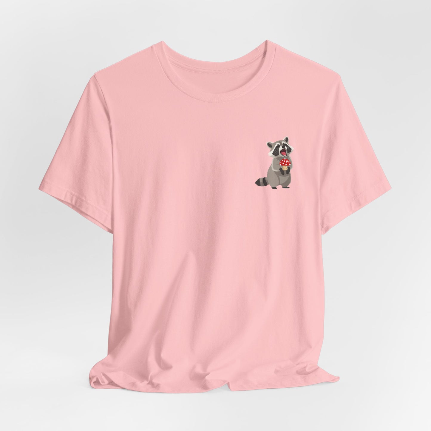 Raccoon Mushroom Psychedelic Animal Graphic Tee