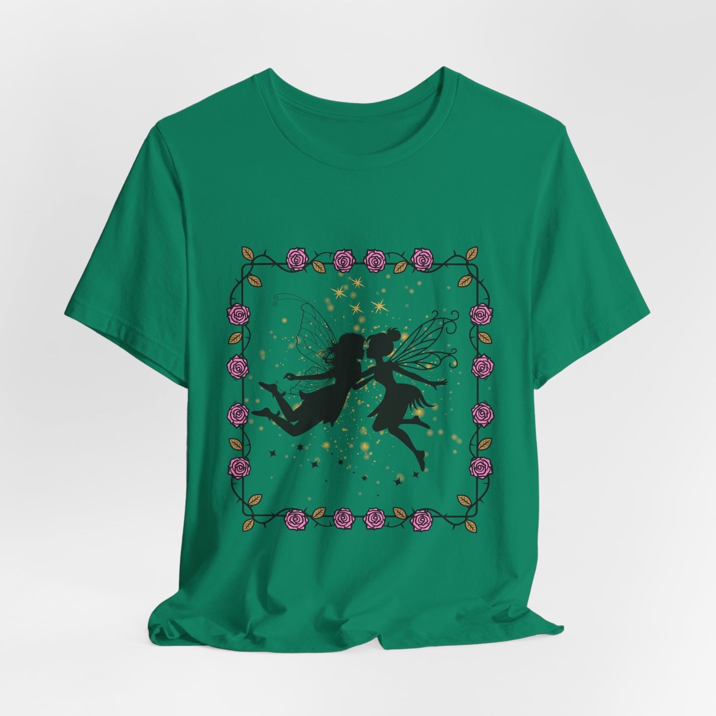 Kissing Fairies Fantasy Psychedelic Tee