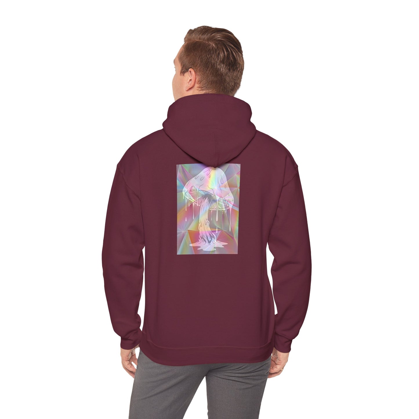 Reflective Mushroom Psychedelic Hooded Sweatshirt