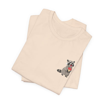 Raccoon Mushroom Psychedelic Animal Graphic Tee