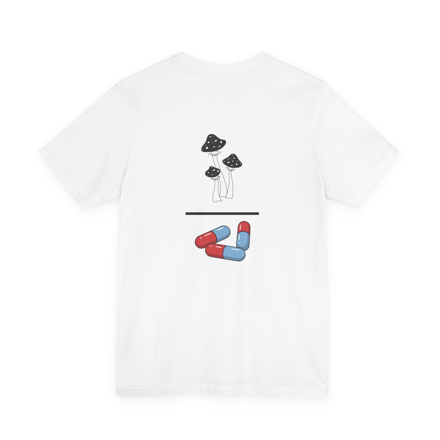 Mushrooms over Drugs Psychedelic Graphic Tee