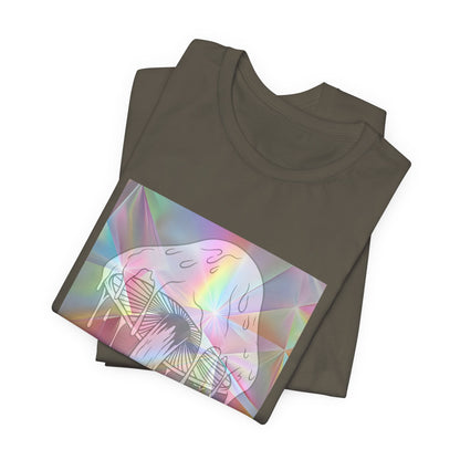 Reflective Mushroom Psychedelic Art Tee