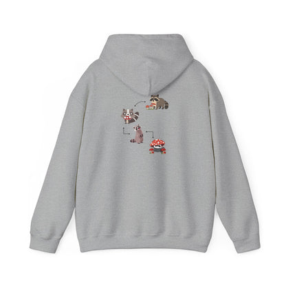 Raccoon Eating Mushroom Sweatshirt