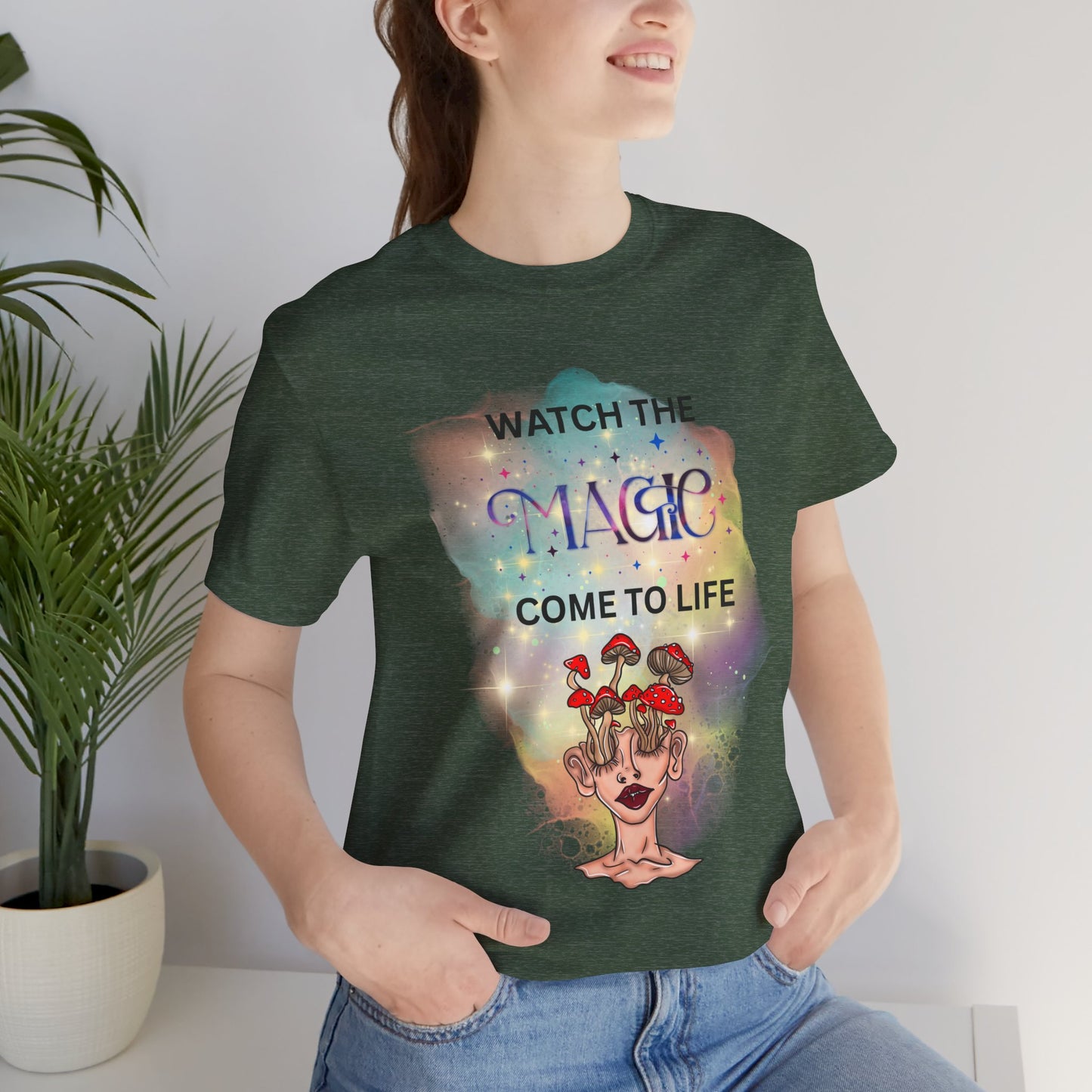 Watch the Magic Come to Life Psychedelic Graphic Tee