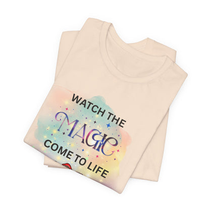 Watch the Magic Come to Life Psychedelic Graphic Tee