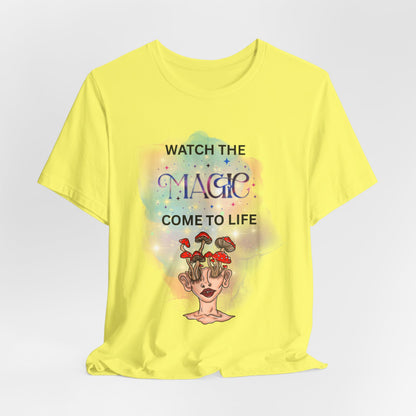 Watch the Magic Come to Life Psychedelic Graphic Tee