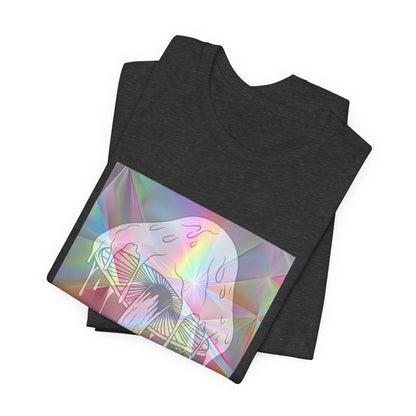 Reflective Mushroom Psychedelic Art Tee