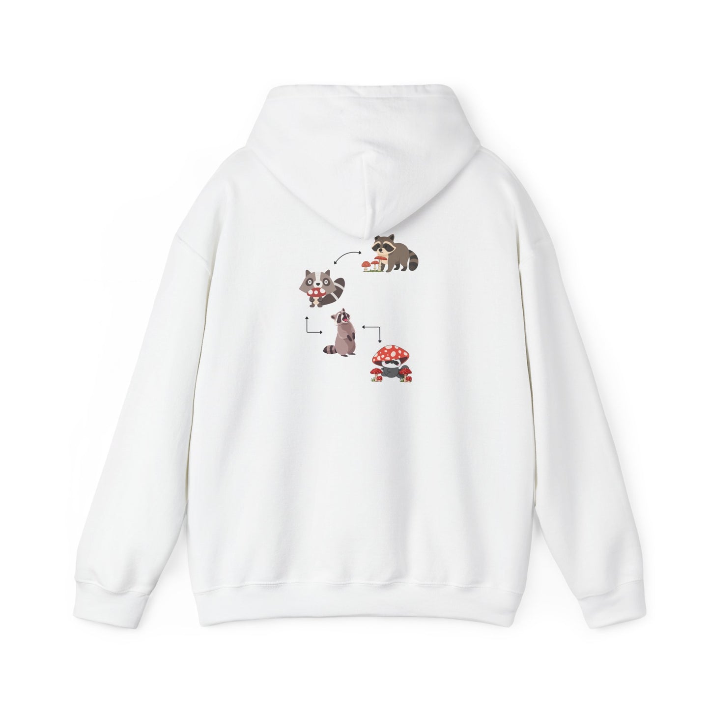 Raccoon Eating Mushroom Sweatshirt