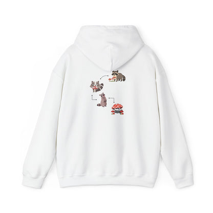Raccoon Eating Mushroom Sweatshirt