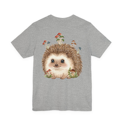 Hedgehog Mushroom Psychedelic Aniaml Graphic Tee