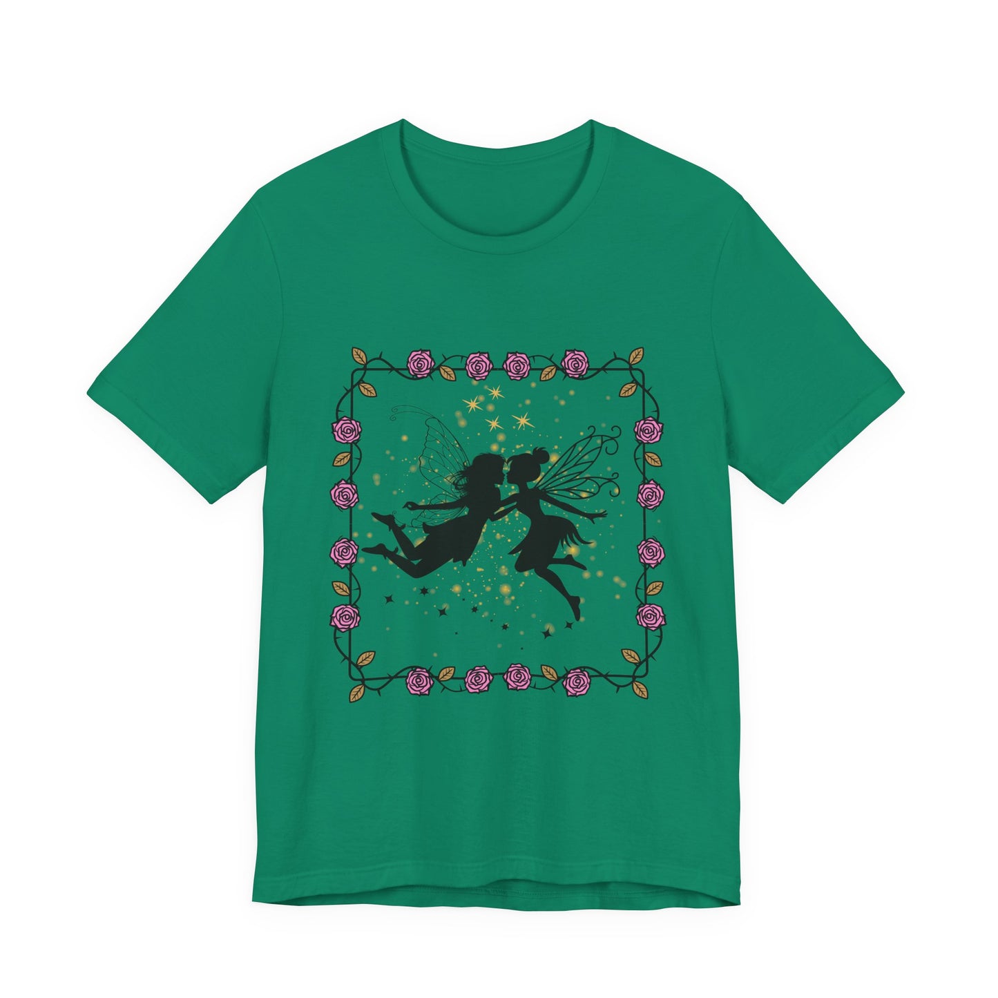 Kissing Fairies Fantasy Psychedelic Tee