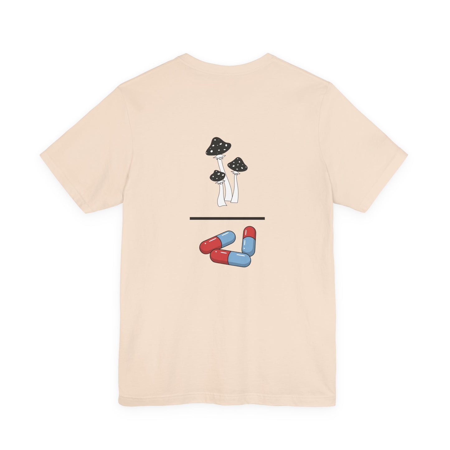 Mushrooms over Drugs Psychedelic Graphic Tee