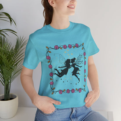 Kissing Fairies Fantasy Psychedelic Tee