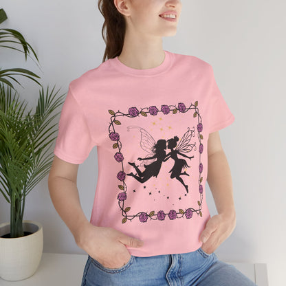 Kissing Fairies Fantasy Psychedelic Tee