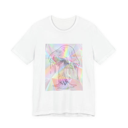 Reflective Mushroom Psychedelic Art Tee