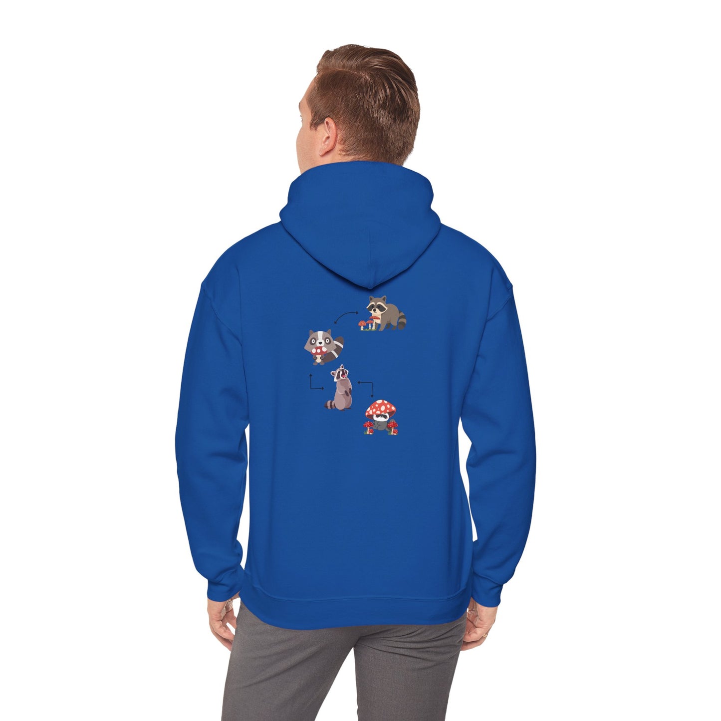 Raccoon Eating Mushroom Sweatshirt