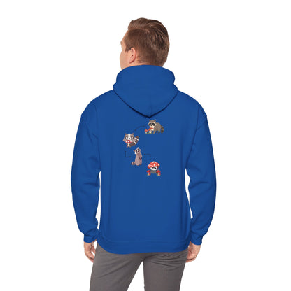 Raccoon Eating Mushroom Sweatshirt