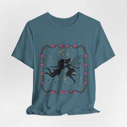 Kissing Fairies Fantasy Psychedelic Tee