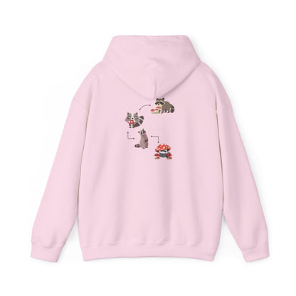 Raccoon Eating Mushroom Sweatshirt