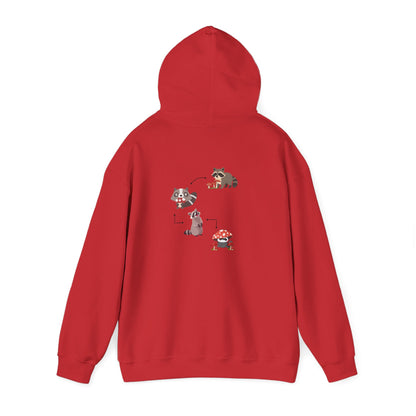 Raccoon Eating Mushroom Sweatshirt
