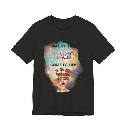 Watch the Magic Come to Life Psychedelic Graphic Tee