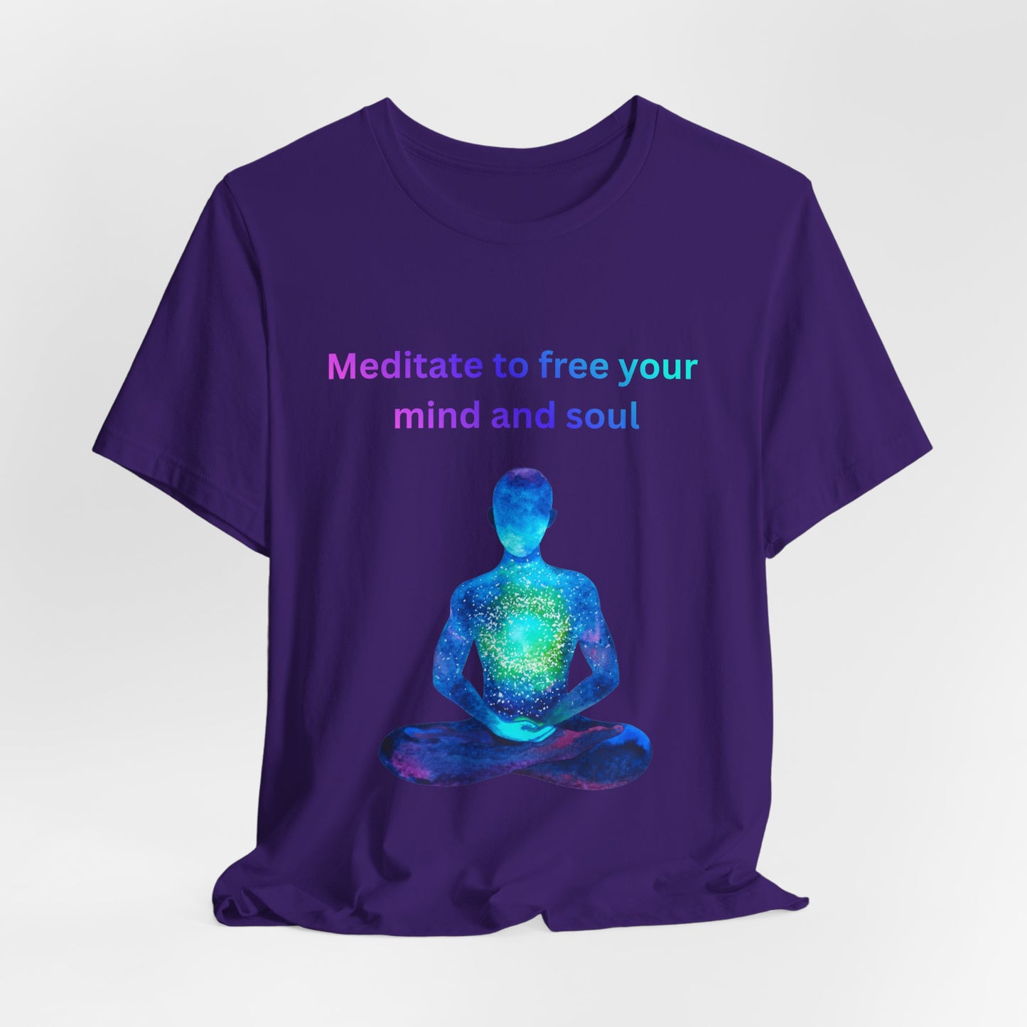 Meditate To Free Your Mind And Soul Spiritual Tee